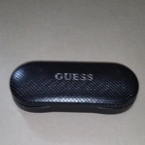 Guess black glass case